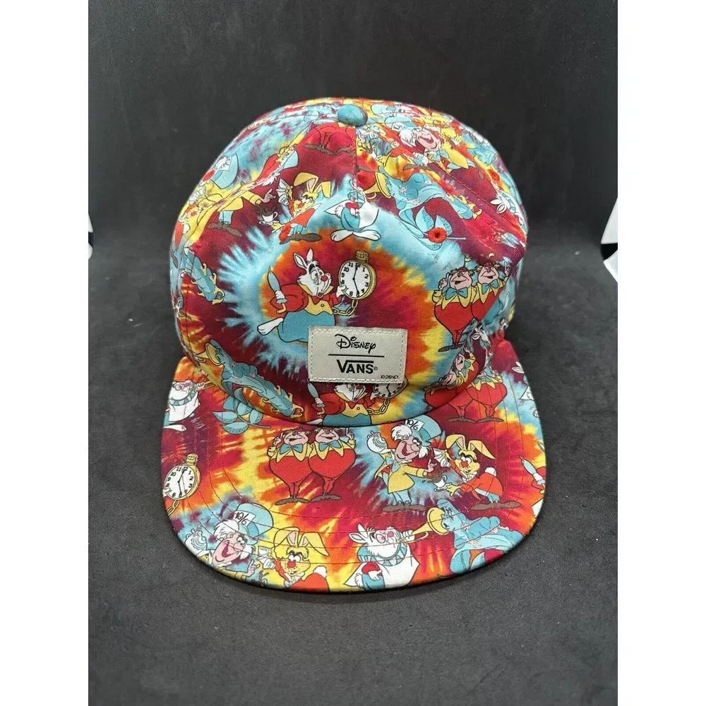 Vans x Disney Alice In Wonderland Snapback Unisex Cap Very‎ Rare Discontinued.